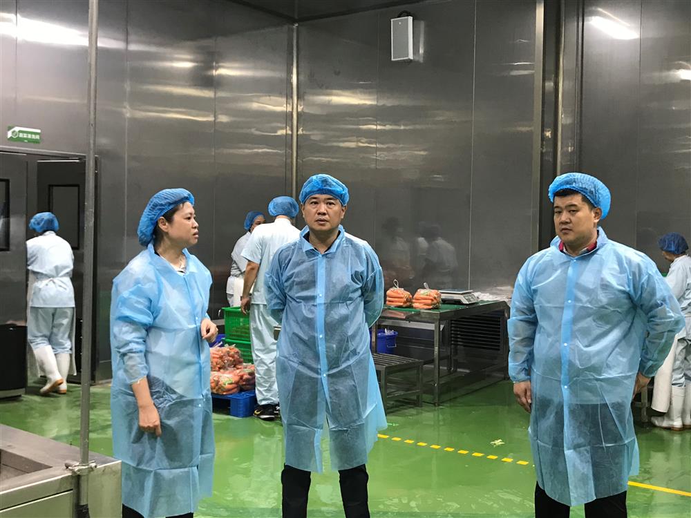 英国上市公司官网365纪委书记卢刚赴金德利集团食品产业园调研