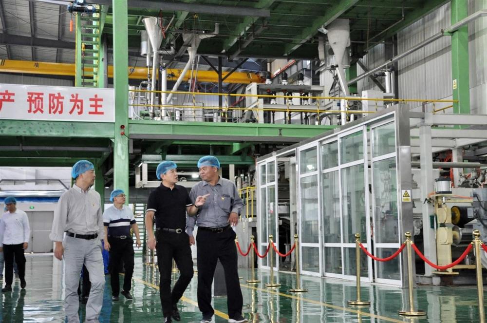 英国上市公司官网365纪委书记卢刚赴齐鲁化纤集团商河工业园调研